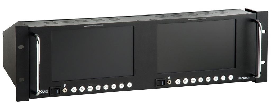 Datavideo TLM-702hd. LCD-монитор LM-404hda TVONE. Монитор Datavideo TLM-702hd. Сдвоенный рэковый монитор.